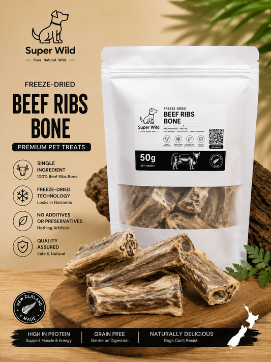 Freeze-dried Beef Ribs Bone 50g