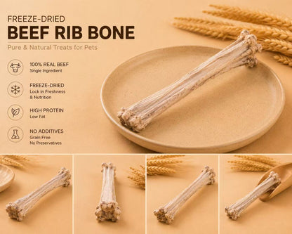 Freeze-dried Beef Ribs Bone 50g