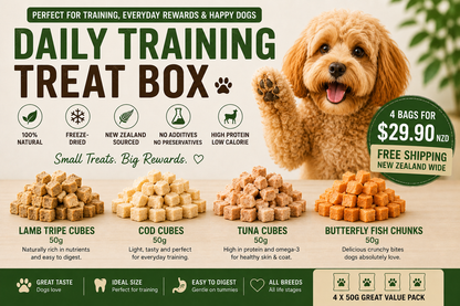 Daily Training Treat Box -  Premium Freeze-Dried Training Treat Bundle