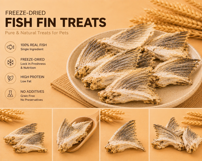 Freeze‑dried Ling Fish Fins 50g (For Dog)